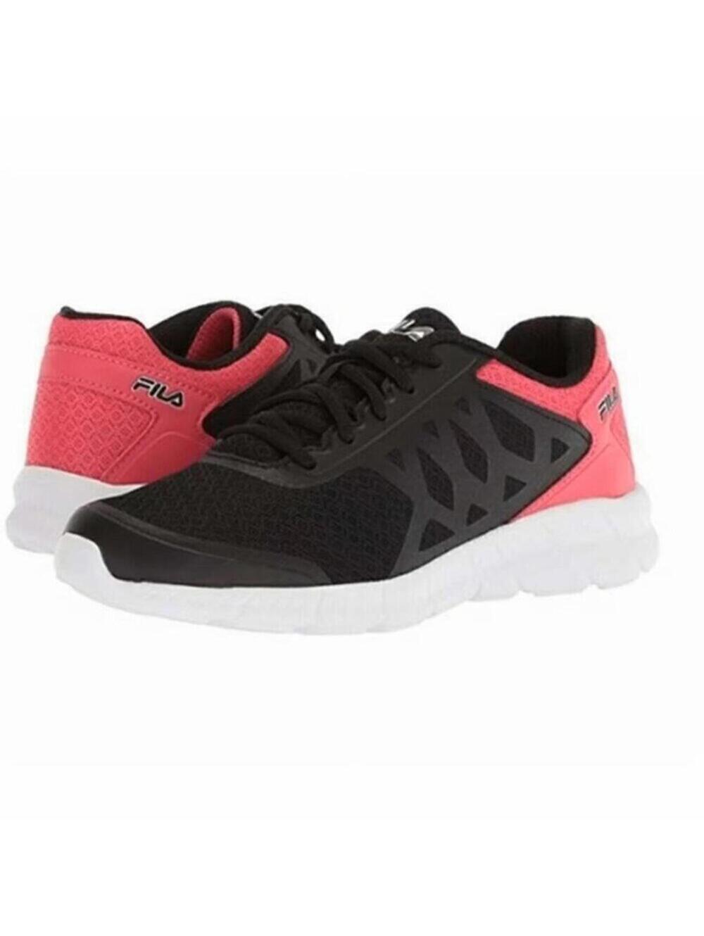 Fila Womens 6.5 Sneaker Running Shoe Memory Foam Faction 3 Pink & Black NEW